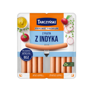 Parówki z Fileta z Indyka 160g Tarczyński